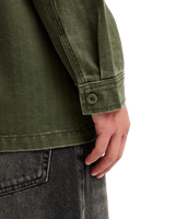 The Quiksilver Mens Castlehill Shirt in Grape Leaf