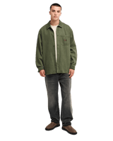The Quiksilver Mens Castlehill Shirt in Grape Leaf