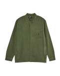 The Quiksilver Mens Castlehill Shirt in Grape Leaf