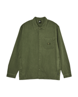 The Quiksilver Mens Castlehill Shirt in Grape Leaf