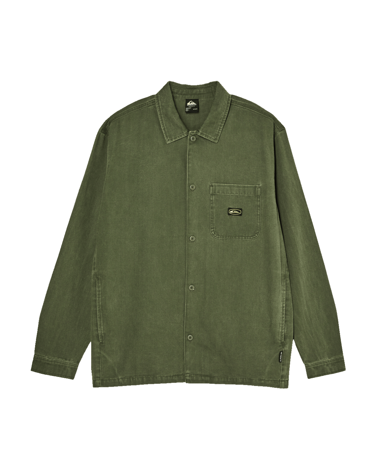 The Quiksilver Mens Castlehill Shirt in Grape Leaf