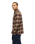 The Quiksilver Mens Motherfly Plaid Shirt in Grape Leaf