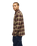 The Quiksilver Mens Motherfly Plaid Shirt in Grape Leaf