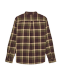 The Quiksilver Mens Motherfly Plaid Shirt in Grape Leaf