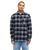 The Quiksilver Mens Motherfly Plaid Shirt in Black