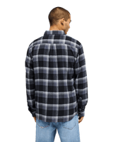 The Quiksilver Mens Motherfly Plaid Shirt in Black