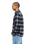 The Quiksilver Mens Motherfly Plaid Shirt in Black