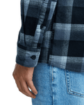 The Quiksilver Mens Motherfly Plaid Shirt in Black