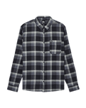 The Quiksilver Mens Motherfly Plaid Shirt in Black