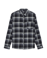 The Quiksilver Mens Motherfly Plaid Shirt in Black