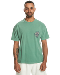 The Quiksilver Mens A Chance T-Shirt in Frosty Spruce