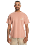 The Quiksilver Mens Lifes Quik T-Shirt in Canyon Clay