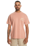 The Quiksilver Mens Lifes Quik T-Shirt in Canyon Clay