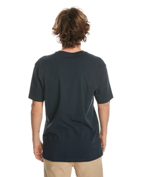 The Quiksilver Mens Step Inside T-Shirt in Navy Blazer