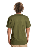 The Quiksilver Mens Circle Up T-Shirt in Four Leaf Clover