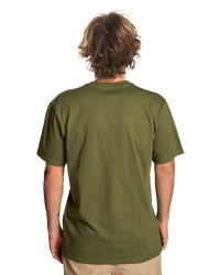 The Quiksilver Mens Circle Up T-Shirt in Four Leaf Clover