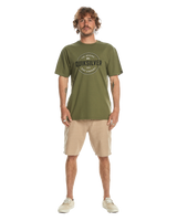 The Quiksilver Mens Circle Up T-Shirt in Four Leaf Clover