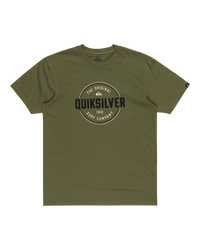 The Quiksilver Mens Circle Up T-Shirt in Four Leaf Clover