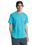 The Quiksilver Mens Basic T-Shirt in Aqua