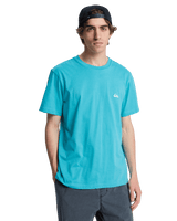 The Quiksilver Mens Basic T-Shirt in Aqua
