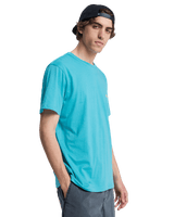 The Quiksilver Mens Basic T-Shirt in Aqua