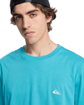 The Quiksilver Mens Basic T-Shirt in Aqua