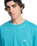 The Quiksilver Mens Basic T-Shirt in Aqua