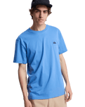 The Quiksilver Mens Basic T-Shirt in Riviera