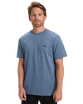 The Quiksilver Mens Basic T-Shirt in China Blue