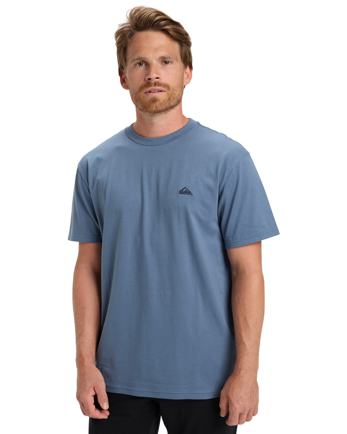 The Quiksilver Mens Basic T-Shirt in China Blue