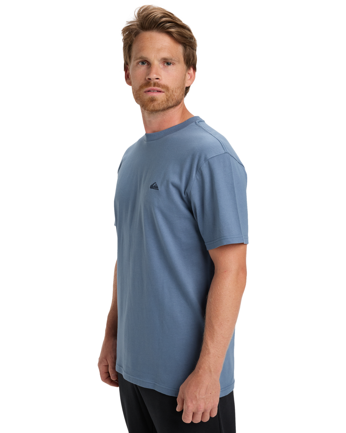 The Quiksilver Mens Basic T-Shirt in China Blue