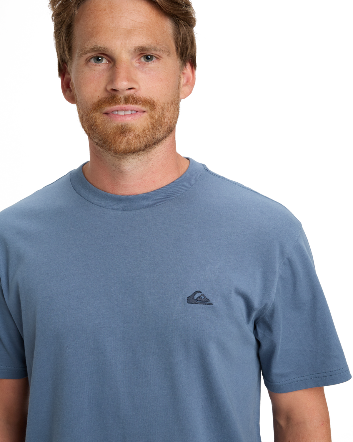The Quiksilver Mens Basic T-Shirt in China Blue