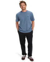 The Quiksilver Mens Basic T-Shirt in China Blue