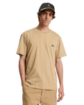 The Quiksilver Mens Basic T-Shirt in Khaki