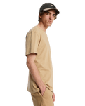 The Quiksilver Mens Basic T-Shirt in Khaki