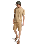 The Quiksilver Mens Basic T-Shirt in Khaki