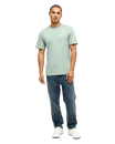 The Quiksilver Mens Basic T-Shirt in Iceberg Green