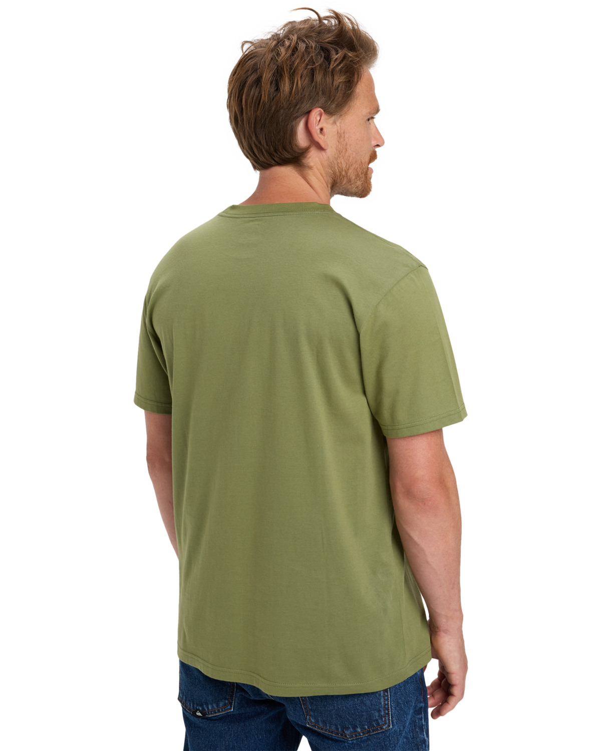 The Quiksilver Mens Basic T-Shirt in Loden Green
