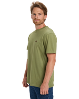 The Quiksilver Mens Basic T-Shirt in Loden Green