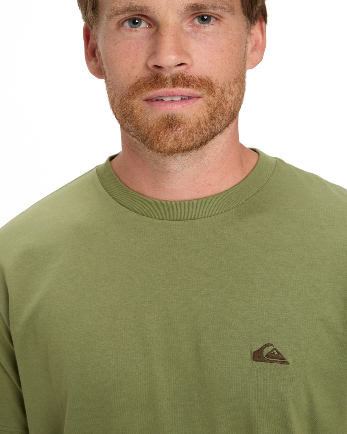 The Quiksilver Mens Basic T-Shirt in Loden Green