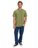 The Quiksilver Mens Basic T-Shirt in Loden Green