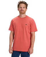 The Quiksilver Mens Basic T-Shirt in Mineral Red