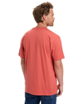 The Quiksilver Mens Basic T-Shirt in Mineral Red