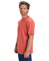 The Quiksilver Mens Basic T-Shirt in Mineral Red
