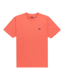 The Quiksilver Mens Basic T-Shirt in Mineral Red
