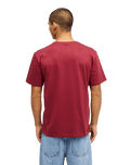 The Quiksilver Mens Basic T-Shirt in Oxblood Red