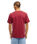 The Quiksilver Mens Basic T-Shirt in Oxblood Red