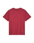 The Quiksilver Mens Basic T-Shirt in Oxblood Red