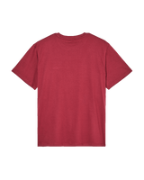 The Quiksilver Mens Basic T-Shirt in Oxblood Red