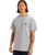 The Quiksilver Mens Basic T-Shirt in Light Grey Heather